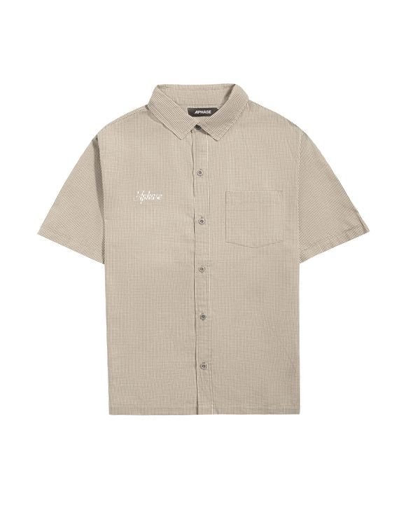 CHECKED SHIRT - BEIGE - APHASE