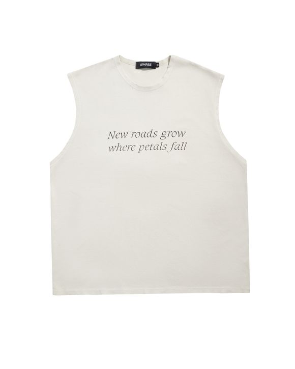 REFLECTION TANK TOP - DIRTY OFF - APHASE