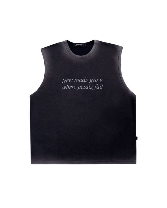 REFLECTION TANK TOP - STONED BLACK - APHASE