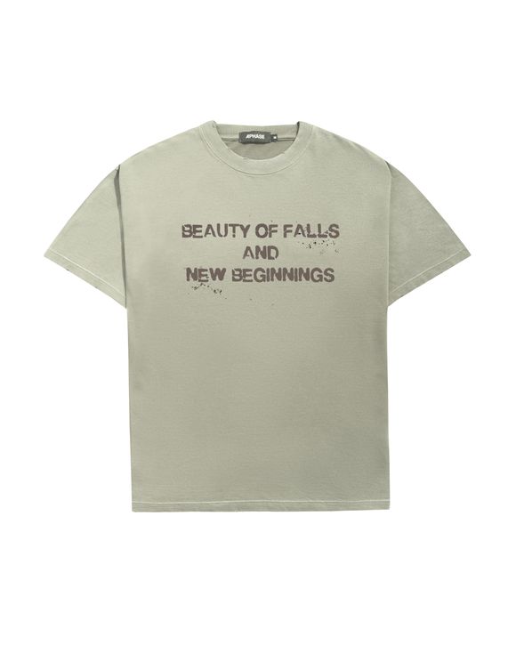 STENCIL T-SHIRT - OLIVE - APHASE