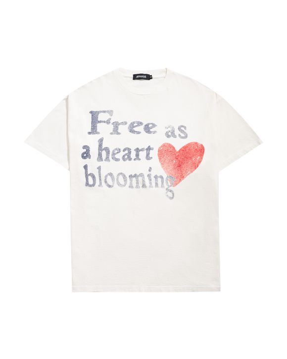 HEART BLOOMING T-SHIRT - OFF WHITE - APHASE
