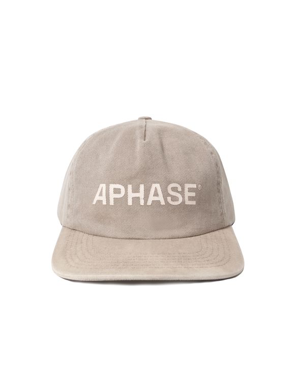 TWILL LOGO CAP - STONED BEIGE - APHASE