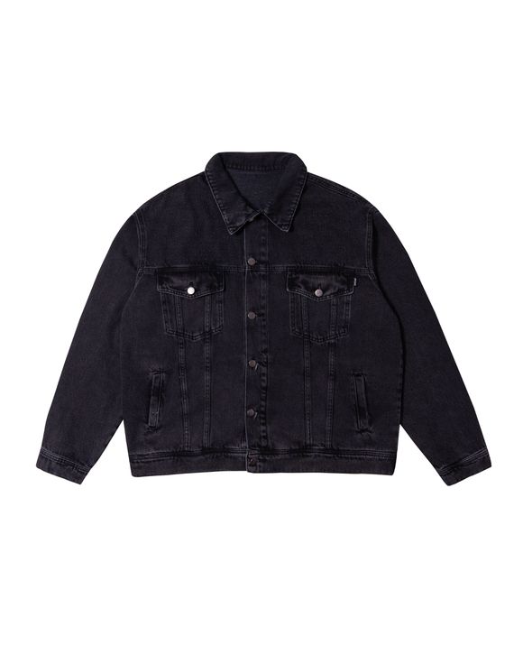 RELAXED DENIM JACKET - BLACK - APHASE
