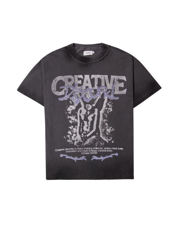 CREATIVE DISCORD T-SHIRT - STONED GRAY - APHASE