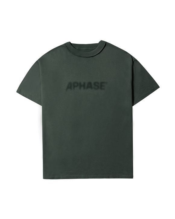 BLUR T-SHIRT - WASHED GREEN - APHASE