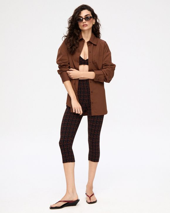 CAMISA CLEO MARROM - AUGUST