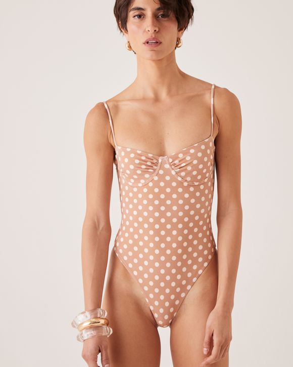 Maiô meia taça poá gretta - AUGUST