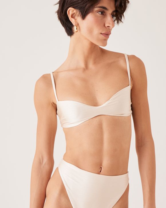 Top Biquini Champagne Helena 