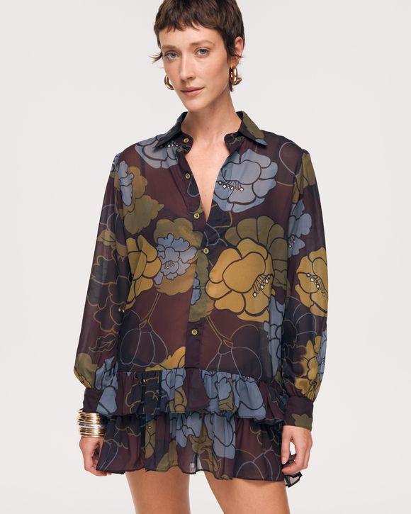 VESTIDO ALANE FLORAL BLOOM - AUGUST