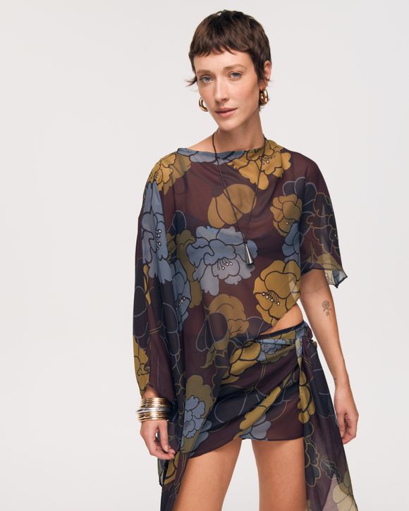 CAMISA MAJA FLORAL BLOOM - AUGUST