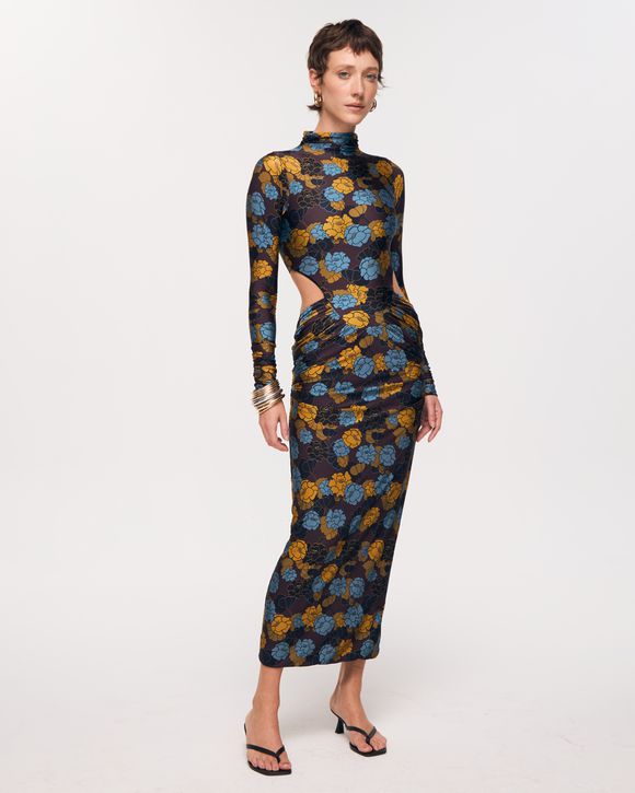 VESTIDO PAMELA FLORAL BLOOM - AUGUST