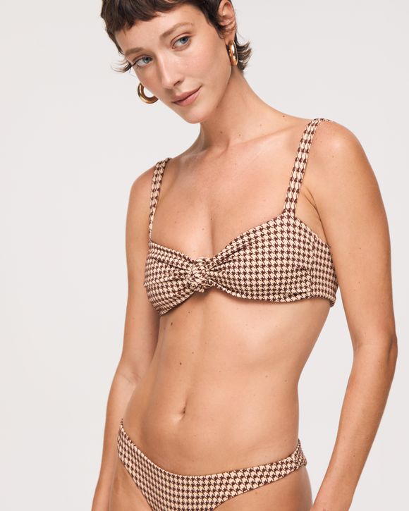 TOP BIQUINI LARI PIED DE POULE NK - AUGUST