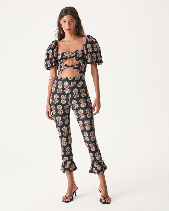 CALÇA CORSARIO ESTAMPADO CONCHAS JOANNE - AUGUST