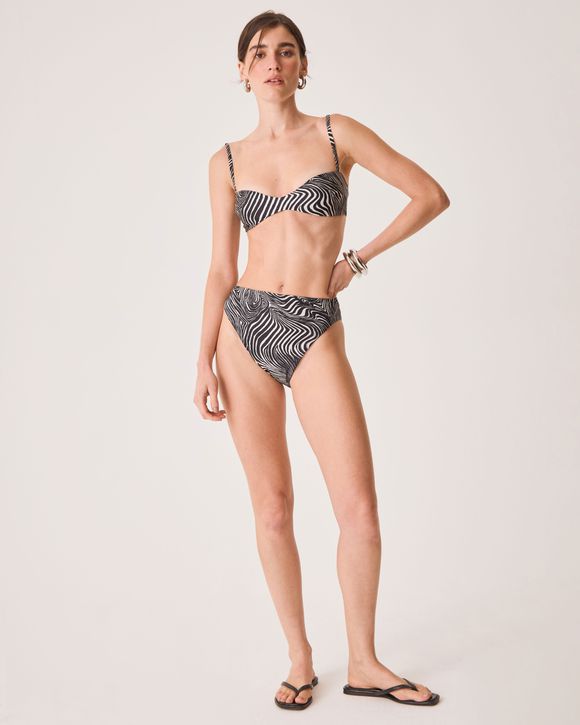 Calcinha Biquini Hot Pants Charlotte Animal Print ... - AUGUST