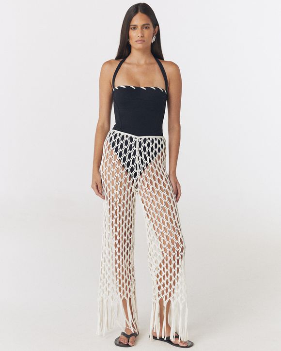 CALÇA MACRAME OFF WHITE PAOLA NK 