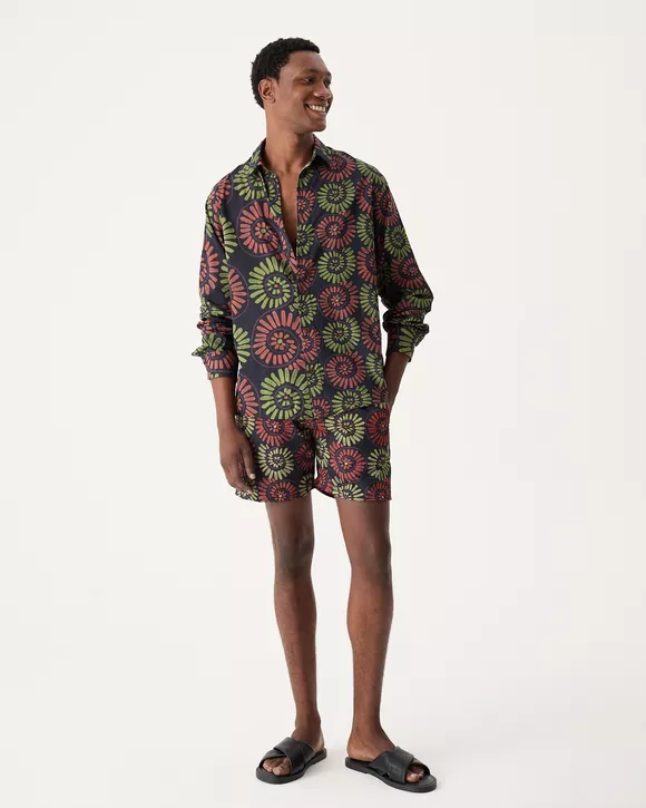 Camisa com Estampa de Conchas Gabi - AUGUST