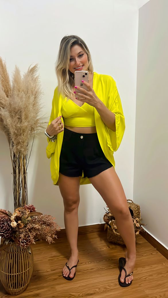 Conjunto Kimono+Top Lima - Beaberry | Loja Oficial