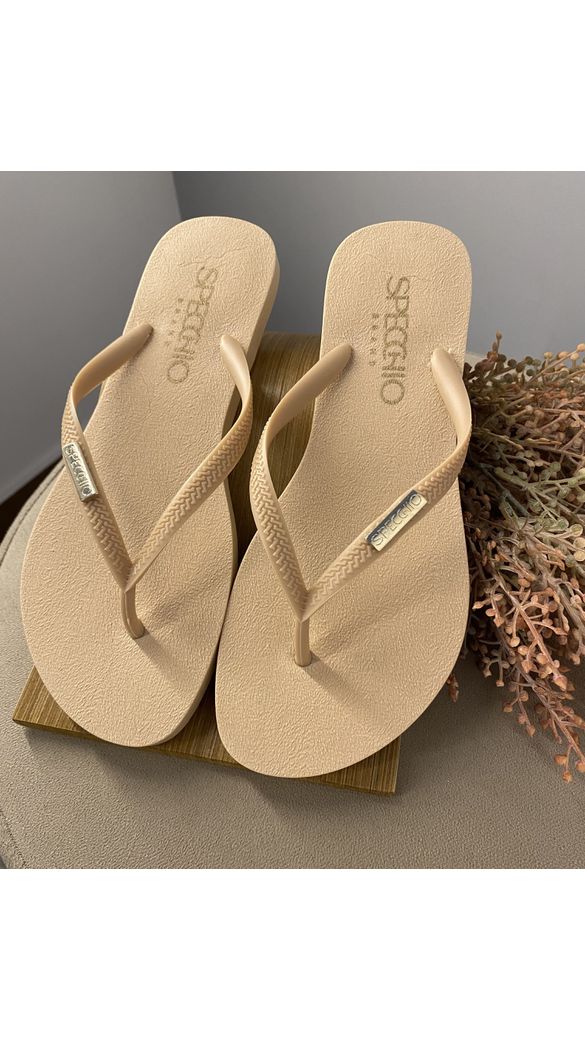 Chinelo Bege - Beaberry | Loja Oficial