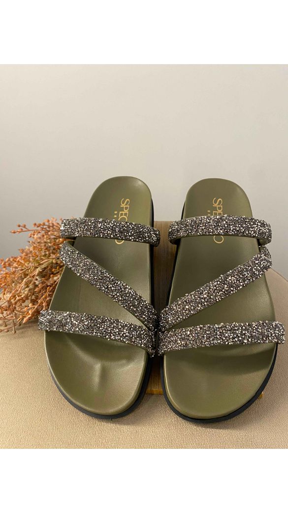 Papete Samantha Verde Militar - Beaberry | Loja Oficial
