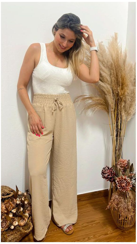 Pantalona Bege - Beaberry | Loja Oficial