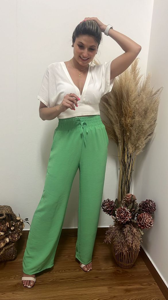 Pantalona Verde Bebê - Beaberry | Loja Oficial