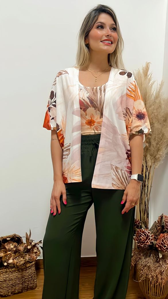 Pantalona Verde Militar - Beaberry | Loja Oficial
