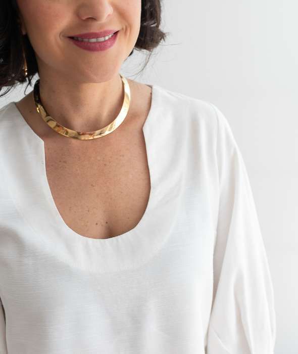 Blusa Sophiste Off White