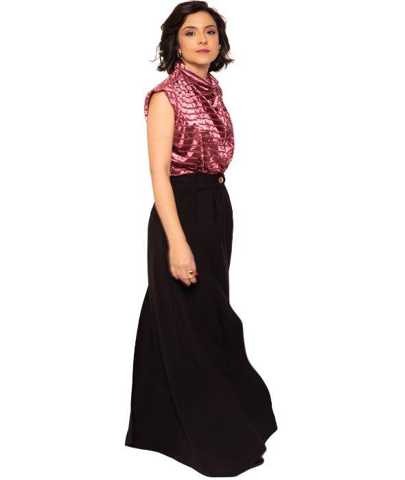 Saia Longa Nath Preta 