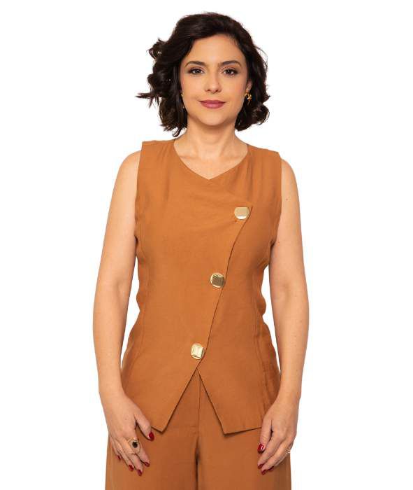 Colete Irregular Marina C...