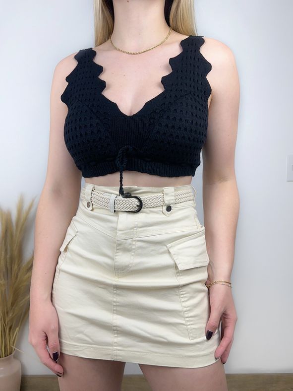Cropped Diana Preto