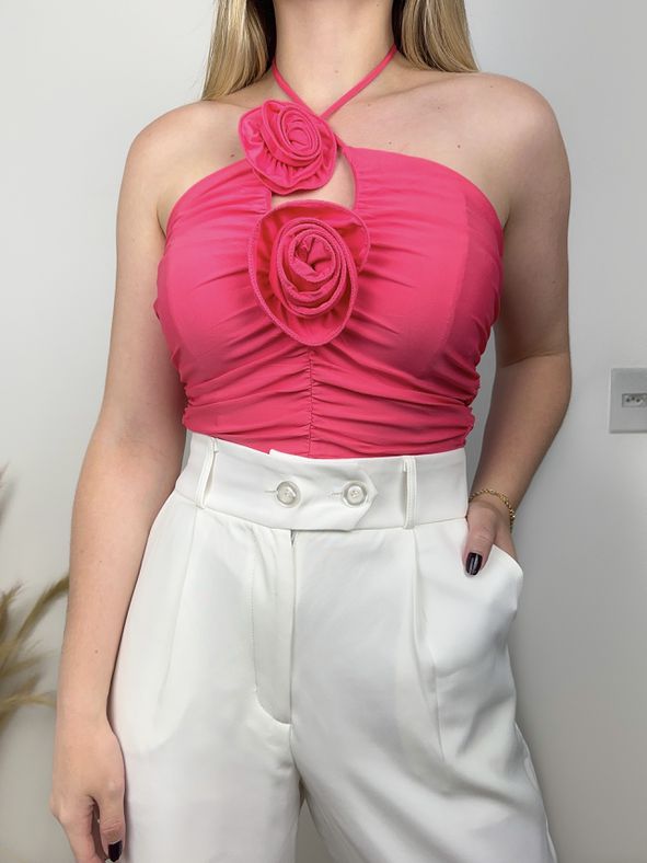 Blusa Florinda Rosa