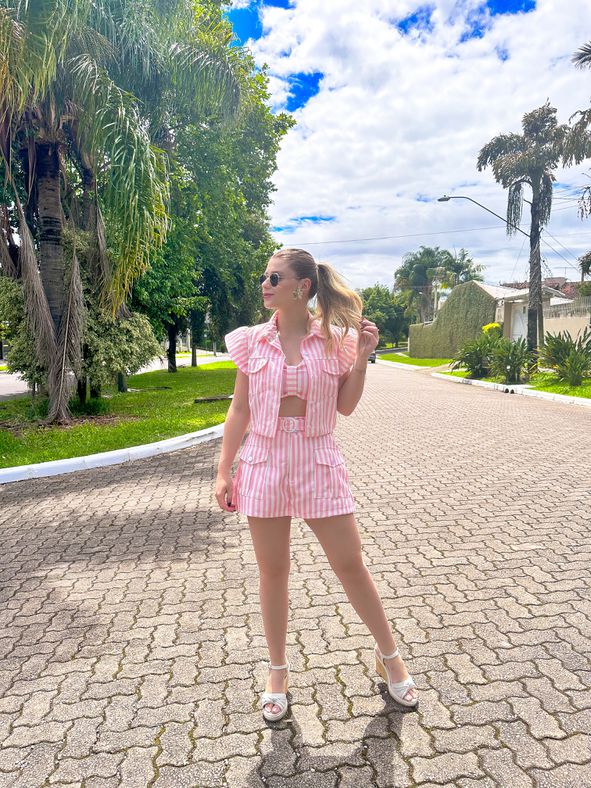 Conjunto Lana Rosa