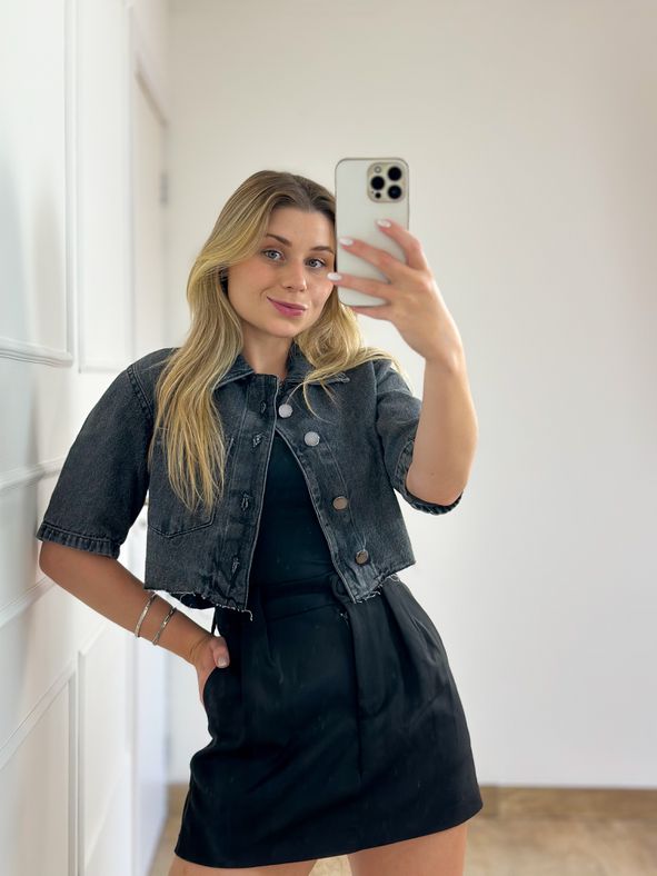 Jaqueta Jeans Estonado