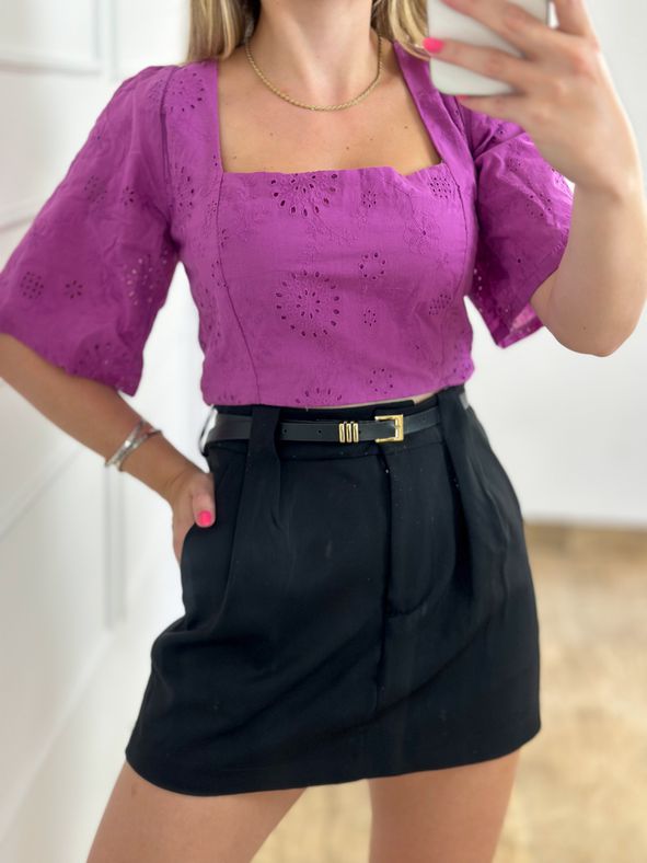 Cropped Laise Fúcsia