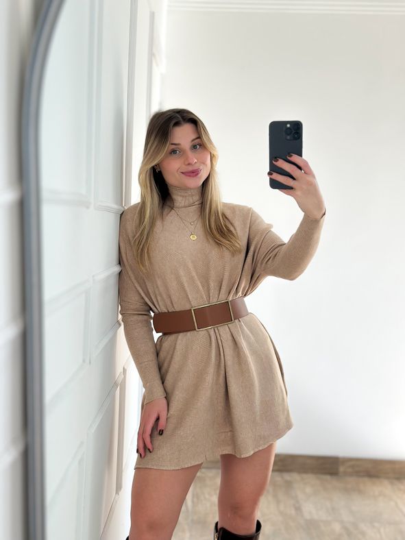 Poncho Modal Bege