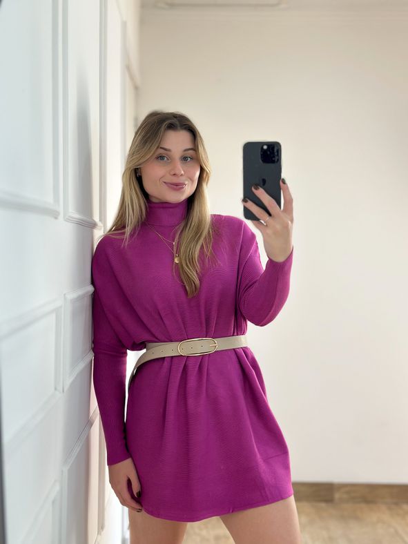 Poncho Modal Fúcsia