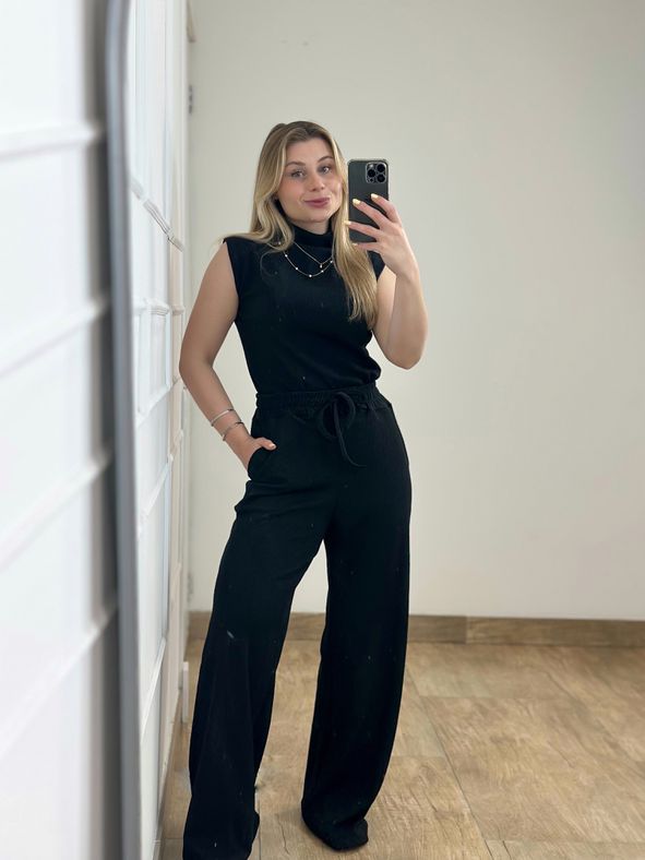 Conjunto Calça e Blusa Preto