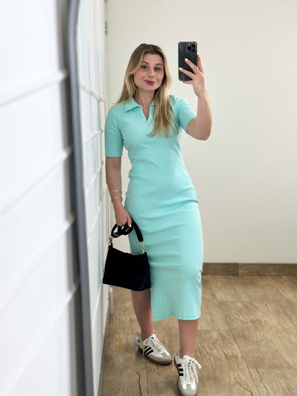 Vestido Ribana Polo Verde