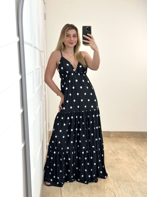 Vestido Longo Poa