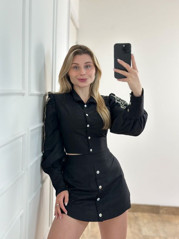 Conjunto Damares Preto