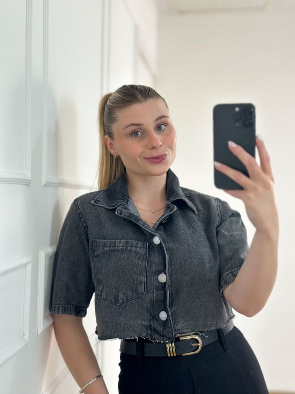 Jaqueta Jeans Estonado