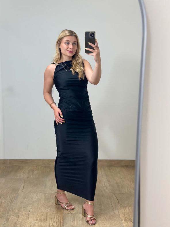 Vestido Longo Preto