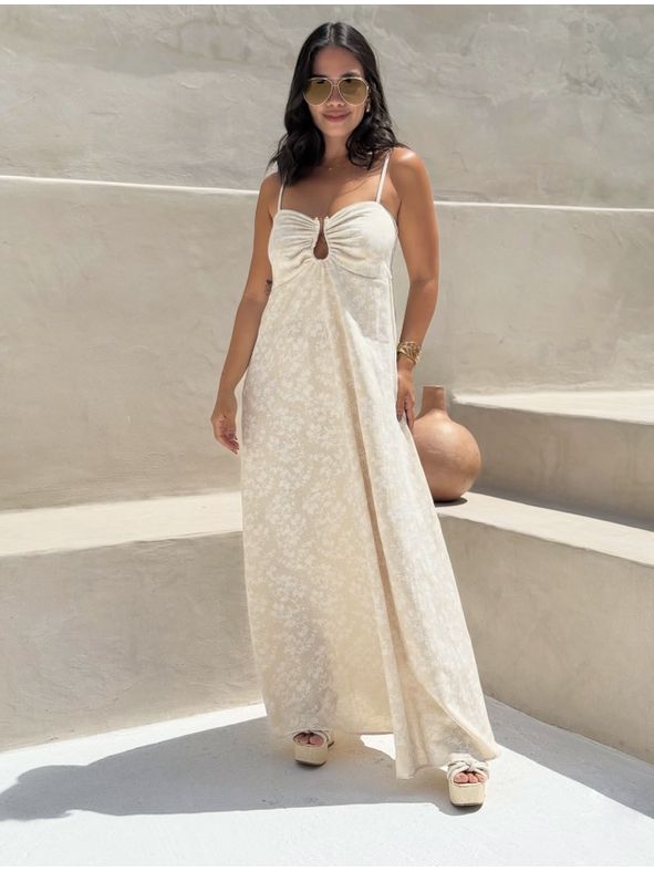 Vestido Longo Nude
