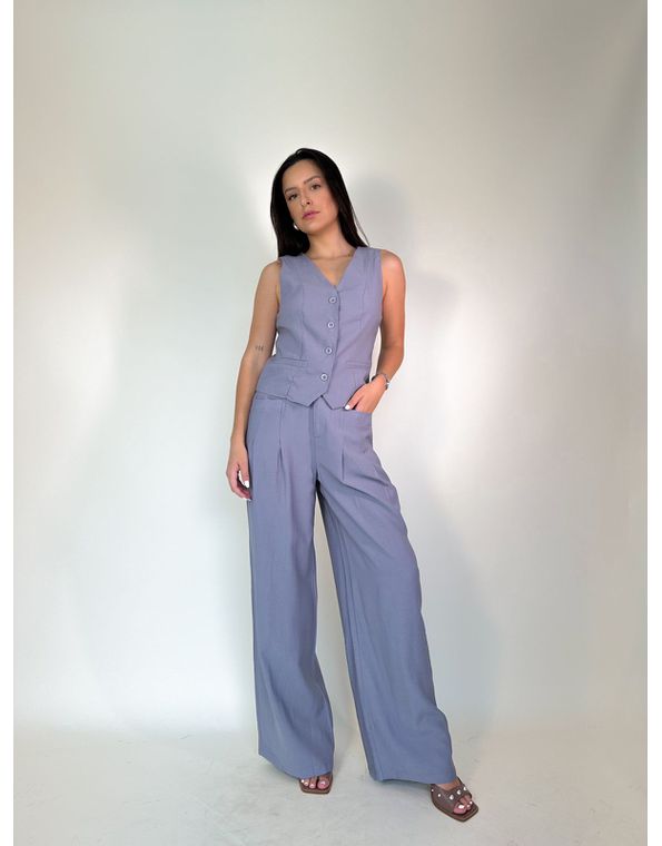 Conjunto Colete Ivy Cinza - FORMOSA