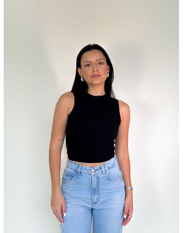 Cropped Dola Preto - FORMOSA