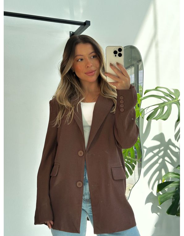 Blazer Daniela Marrom - FORMOSA