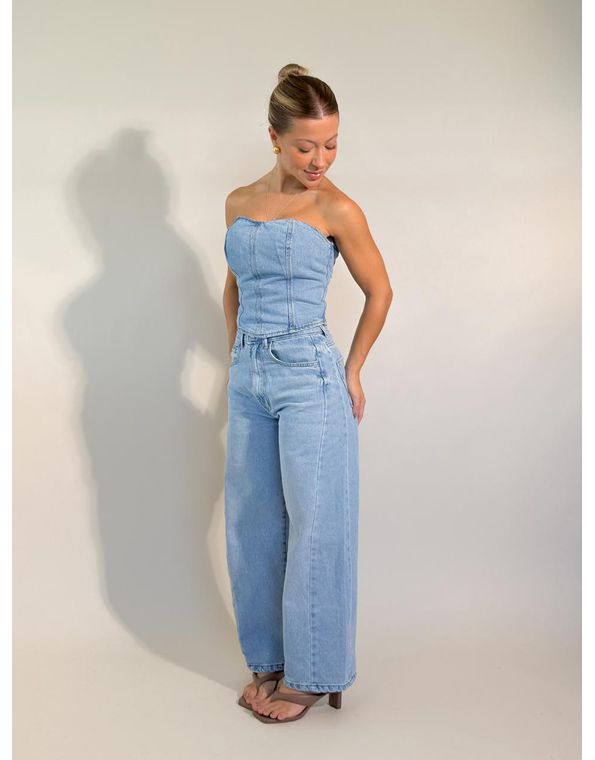 Calça Bonnie Jeans Claro - FORMOSA