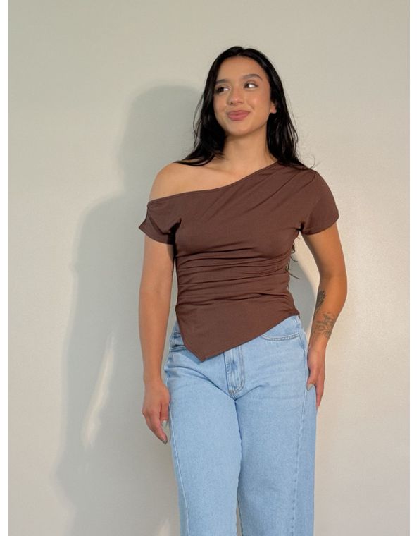 Blusa Line Marrom - FORMOSA