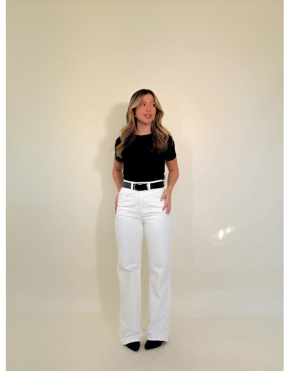 Calça Jeans Ofelia Off White - FORMOSA
