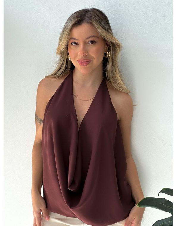 Blusa Yas Marrom - FORMOSA